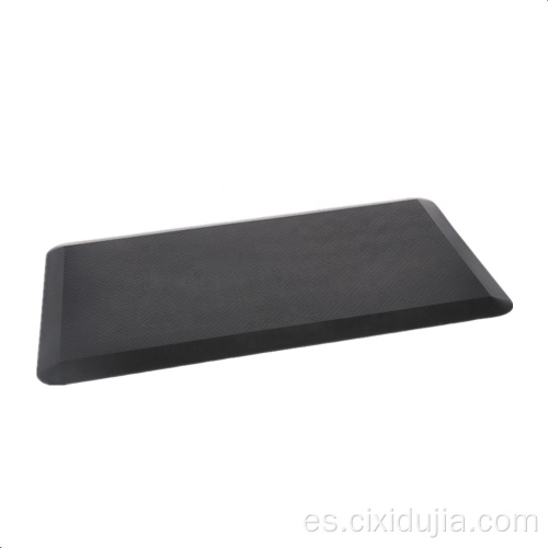 Alfombrilla de confort antifatiga de PU de diseño ergonómico para oficina